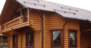 Строительство дома из оцилиндрованного бревна в Тайшете - от 137397 рублей
